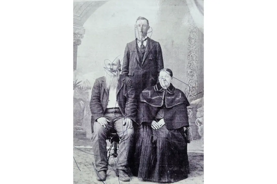 Before professional photo restoration service