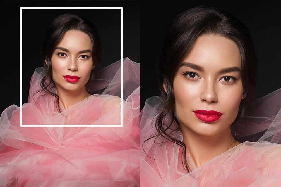 Social Media Retouching before image editing